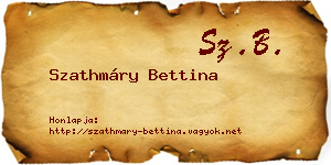 Szathmáry Bettina névjegykártya